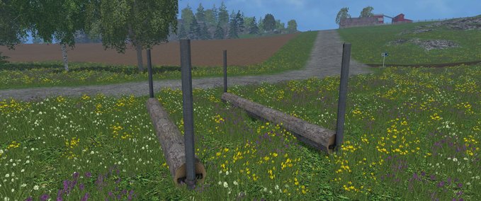 Platzierbare Objekte Holzstapel Lager Landwirtschafts Simulator mod