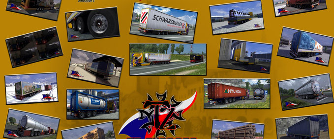Trailer TZ Express Trailers Pack Eurotruck Simulator mod