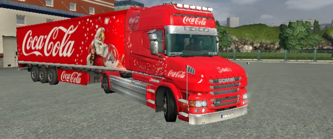 Skins Coca Cola Weihnachtstruck Eurotruck Simulator mod