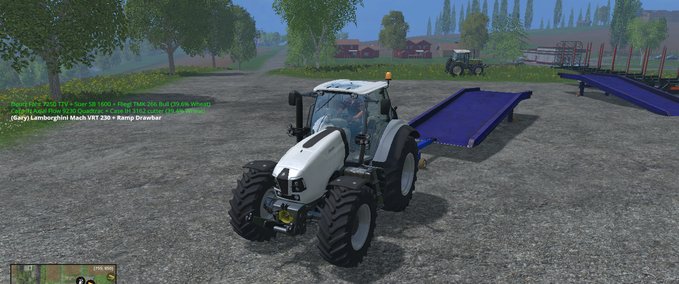 Sonstige Anhänger Mobile Ramp and Draw Bar Landwirtschafts Simulator mod