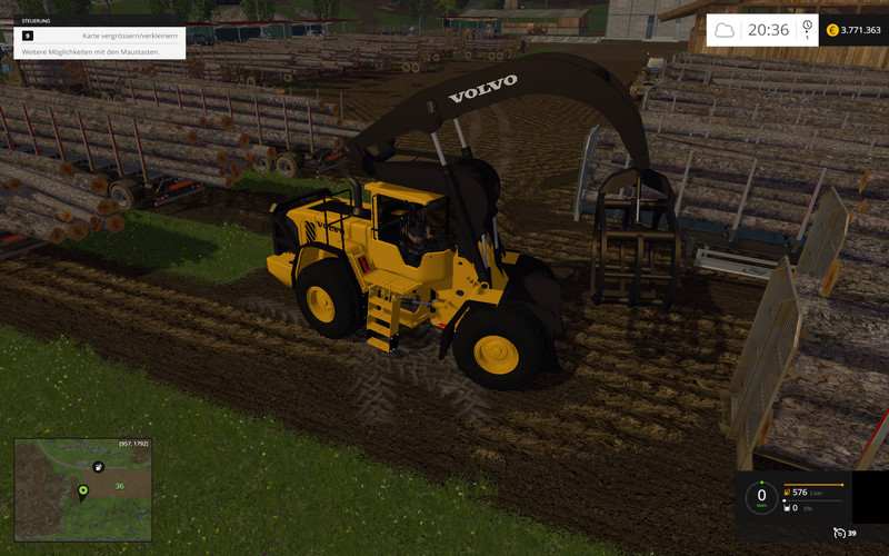 FS 15: Volvo L180H HL v 1.0 Telehandler Mod für Farming Simulator 15 ...