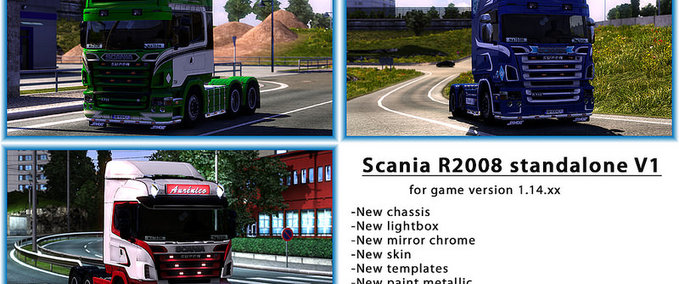 Scania 50k R2008 Standalone Eurotruck Simulator mod