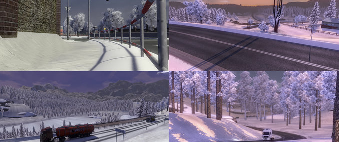 Other Complete Winter Mod Eurotruck Simulator mod