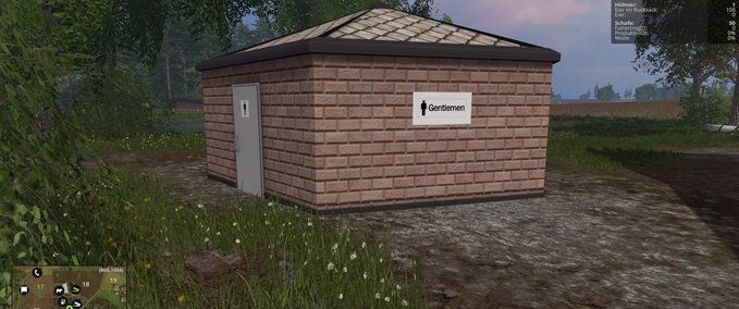 Gebäude Öffentliche Toilette Landwirtschafts Simulator mod