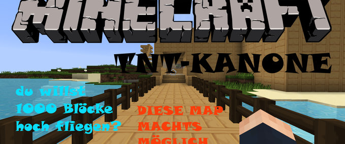 Maps TNT Kanone Minecraft mod