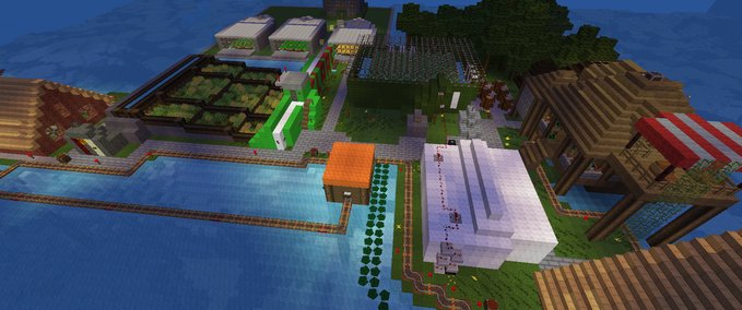 Maps Moderner Bauernhof Minecraft mod