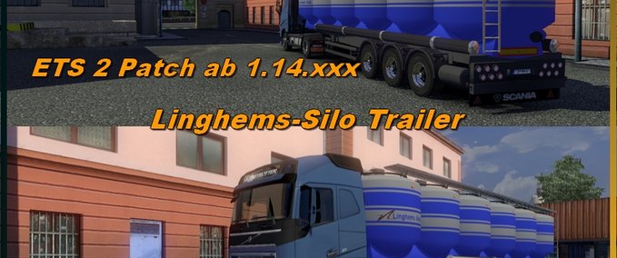 Standalone-Trailer Linghems Silo Trailer Eurotruck Simulator mod