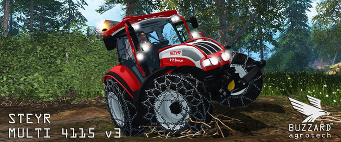 Steyr Steyr Multi 4115 ecotronik Landwirtschafts Simulator mod