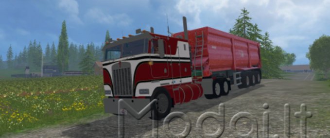 Peterbilt & Kenworth Kenworth K100  Landwirtschafts Simulator mod