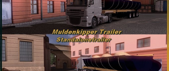 Standalone-Trailer Muldenkipper Eurotruck Simulator mod