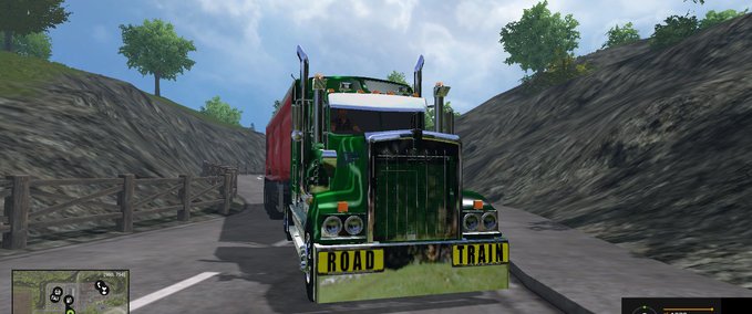 Addons Road Train Schilder  Landwirtschafts Simulator mod