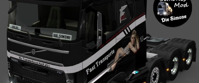 Skins New Volvo Truck  Eurotruck Simulator mod