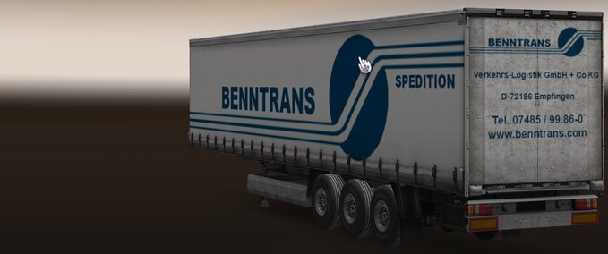 Trailer Benntrans Spedition Eurotruck Simulator mod