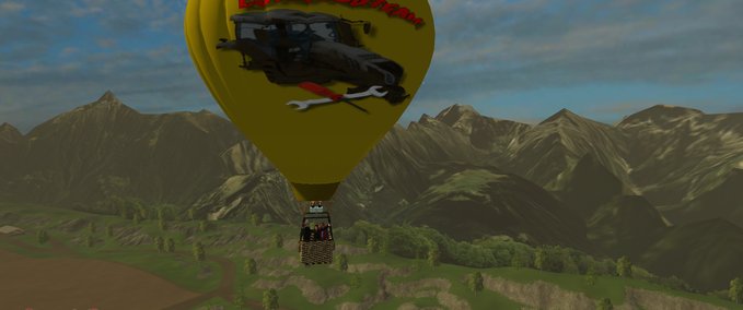 Objekte animierter Heissluftballon Landwirtschafts Simulator mod