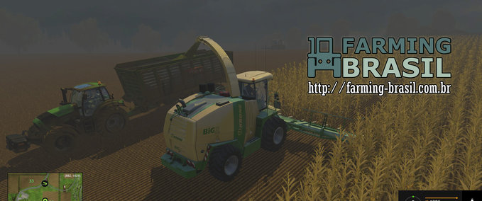 Krone KRONE BIGX 1100 WITH 100K Landwirtschafts Simulator mod