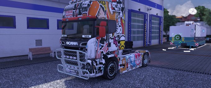 Skins Scania Streamline und Trailer Pack Eurotruck Simulator mod