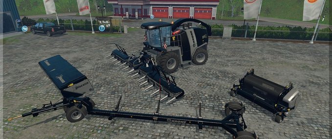 Krone Krone BigX 1100 Black Edition Landwirtschafts Simulator mod