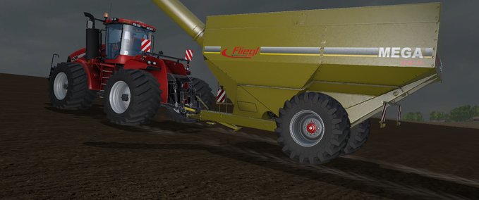 Überladewagen Fliegl Mega ULW35 Landwirtschafts Simulator mod