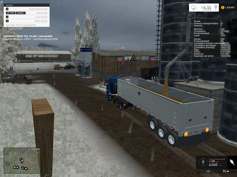 mac frameless dump trailer mod for farming simulator 2015