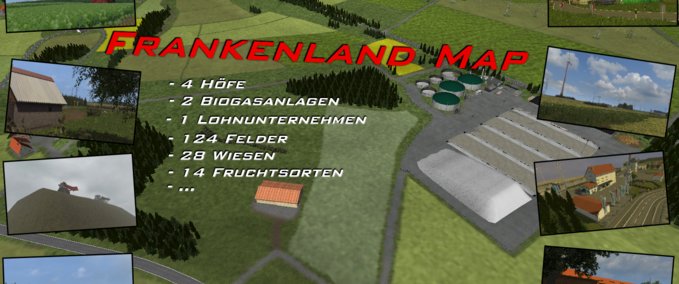 Maps Frankenland Map Landwirtschafts Simulator mod