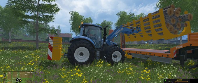 Frontlader Holzpolter Set Landwirtschafts Simulator mod