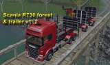 Scania R730 forest und trailer Mod Thumbnail