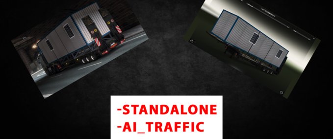 Standalone-Trailer Trailer mobil home Eurotruck Simulator mod