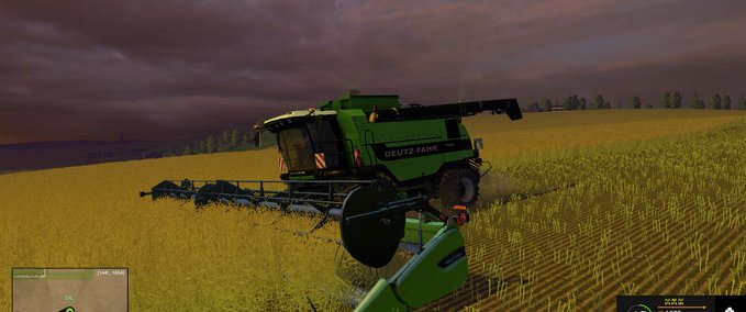 Schneidwerke & Schneidwerkswagen Deutz Fahr 7545 Super Flex Draper Landwirtschafts Simulator mod