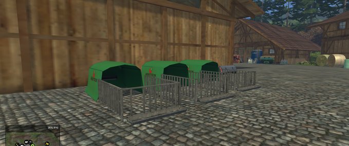 Platzierbare Objekte Kälberboxen Landwirtschafts Simulator mod