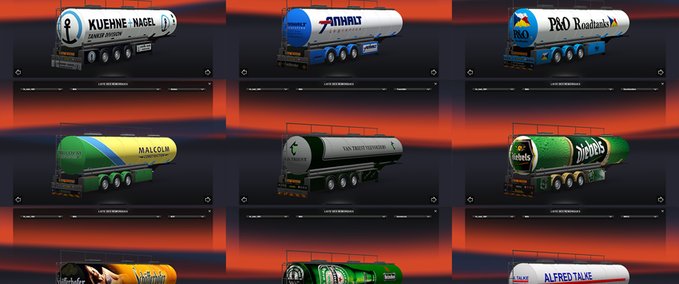 Standalone-Trailer Pack food cistern  Eurotruck Simulator mod