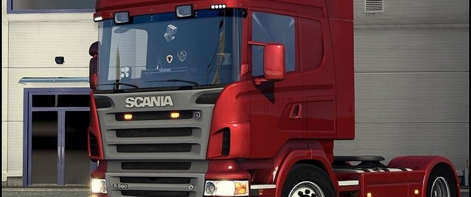 Scania Scania R2008 und Interior Eurotruck Simulator mod