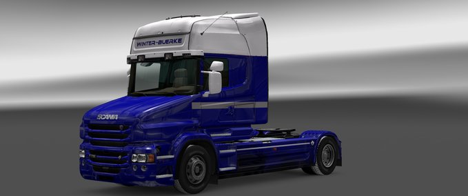 Skins Winter Buerke  Eurotruck Simulator mod