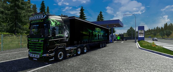 Skins Scania Neon Combo Eurotruck Simulator mod