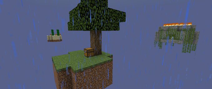 Maps Skyblock Survival Adventure Minecraft mod