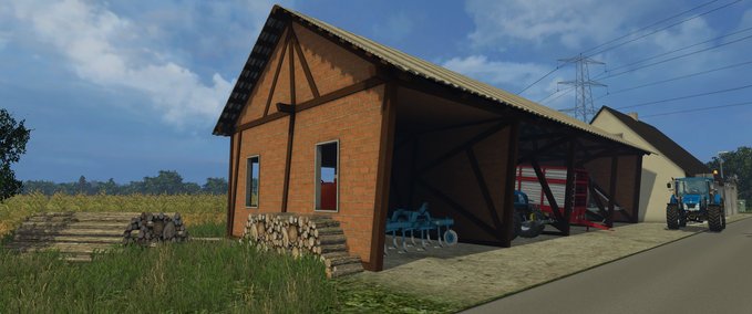 Gebäude Fachwerkhalle Landwirtschafts Simulator mod