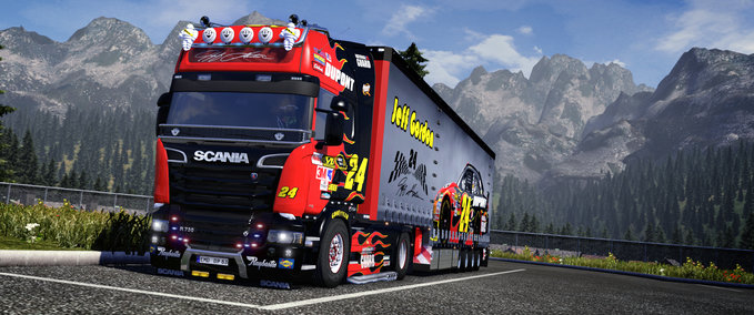 Skins Jeff Gordon Nascar Truck Eurotruck Simulator mod