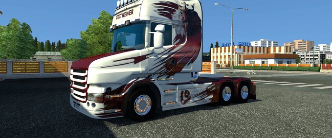 Skins Scania T  Willi Wewer Eurotruck Simulator mod