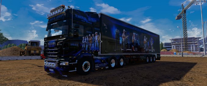 Skins Truck Stop on Tour Eurotruck Simulator mod