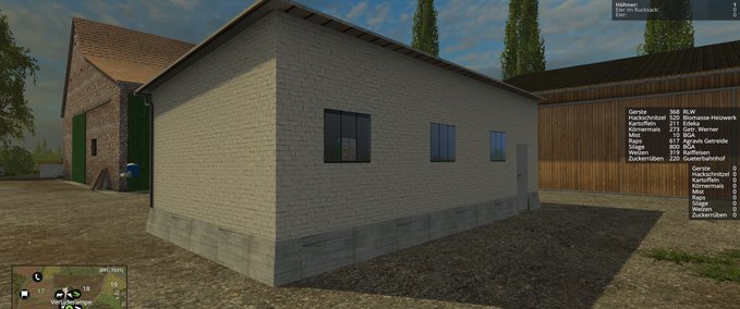 Gebäude mit Funktion Begehbarer Huehnerstall Landwirtschafts Simulator mod
