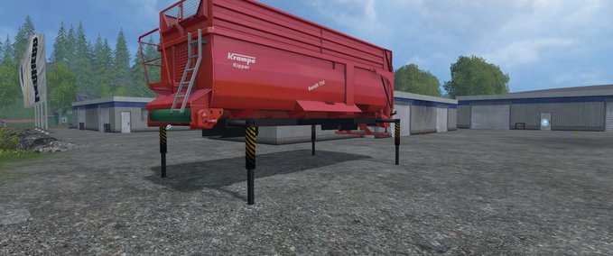 Container & Mulden Absetzrahmen Krampe Bandit 750 Landwirtschafts Simulator mod