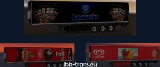 Standalone-Trailer JBK-Trailerpack 5 Coolliner DE Eurotruck Simulator mod