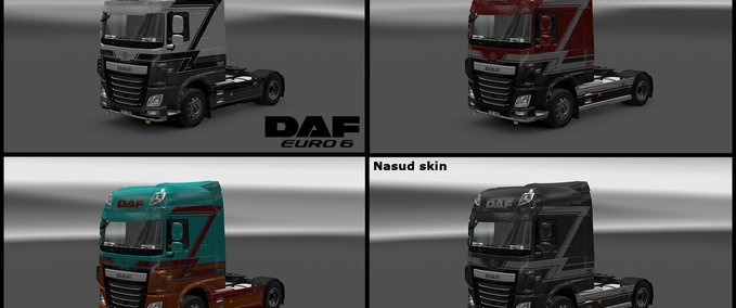 Skins Daf euro 6 Nasud skin Eurotruck Simulator mod