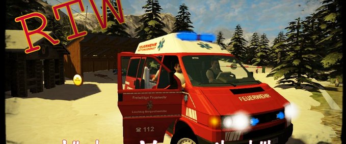 Sonstiges Rettungswagen Skiregion Simulator mod