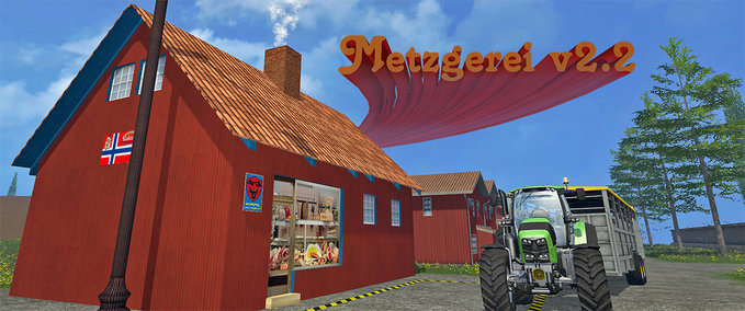Gebäude mit Funktion Metzgerei Landwirtschafts Simulator mod