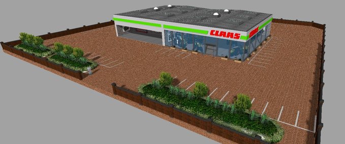 Gebäude Concession Claas  Landwirtschafts Simulator mod