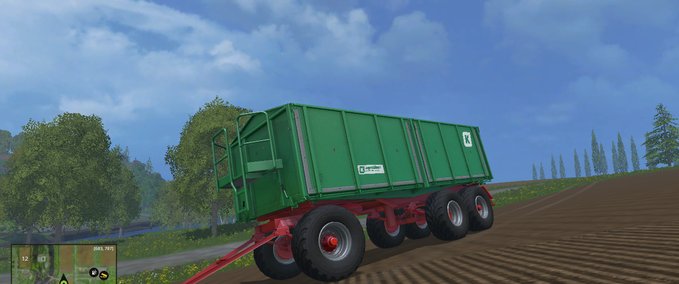 Drehschemel Kroeger HKD 402 Drei Achs Landwirtschafts Simulator mod