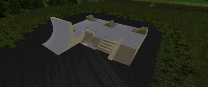 Objekte skatepark Landwirtschafts Simulator mod