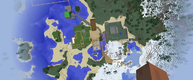 Maps meine map Minecraft mod