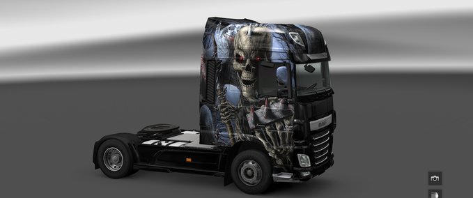 Skins DAF Skull  Eurotruck Simulator mod