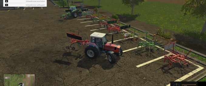 Schwader & Wender Windrower BIG Set Landwirtschafts Simulator mod